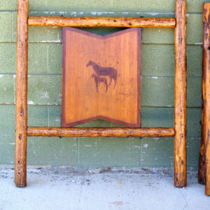Furniture Restoration - Horse Headboard