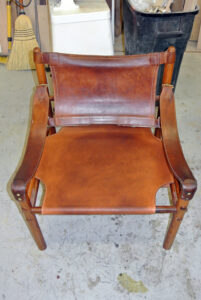 Furniture Restoration - Leather Chair