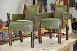 Furniture Restoration - Leather Chairs