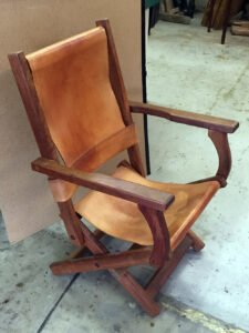 Furniture Restoration - Leather Chair