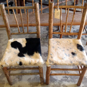 Furniture Restoration - Cowhide Chairs